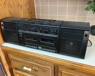 Sony cassette player boombox