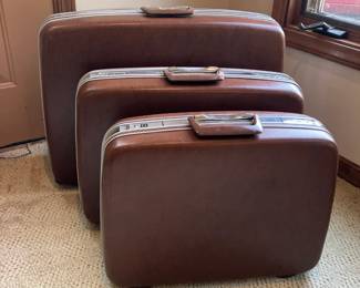 Vintage Samsonite luggage
