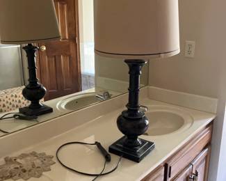 One of pair of matched lamps