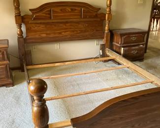 Queen size bed (no mattresses)