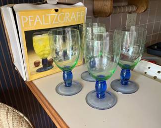Pfaltzgraff "Summer Breeze" goblets