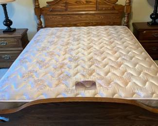 Queen size bed w new mattresses