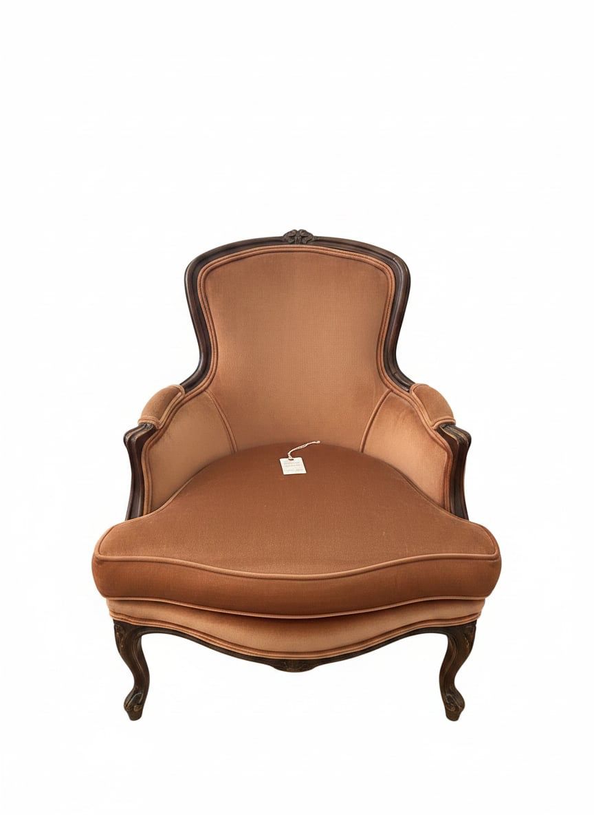 Vintage Louis XV Style Bergere Armchair