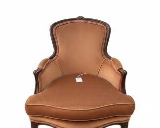 Vintage Louis XV Style Bergere Armchair