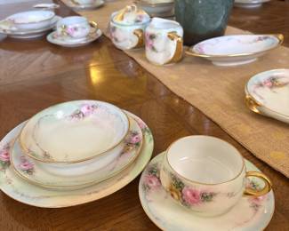 J.C. Royal Bavaria Floral China Set fourth image