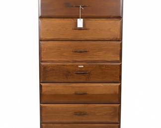 Vintage MidCentury Modern Highboy Dresser