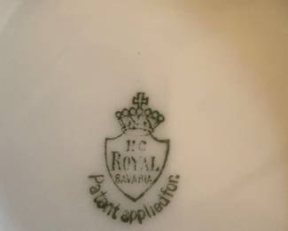 J.C. Royal Bavaria Floral China Set second image