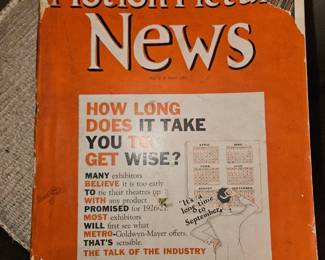 Early Motion Picture News magazine
