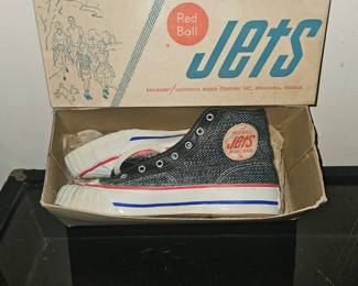 Early Red Ball Jets sneakers Hi Bid only