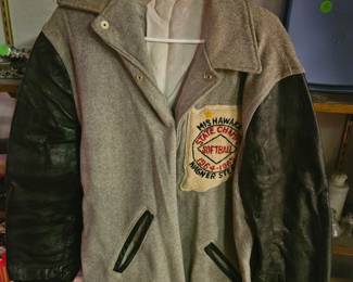 Vintage State Champ softball jacket