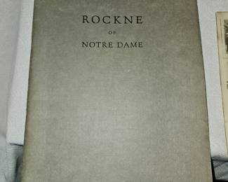 Rockne Memorial booklet