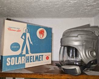 Mishawaka Woolen (Ball Band )space helmet w/ box   HiBid ONLY