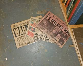 Vintage newspapers