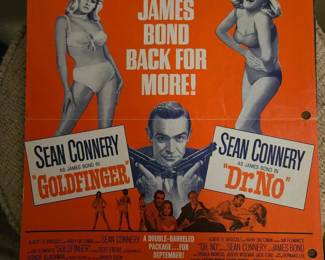 James Bond movie theatre mailer