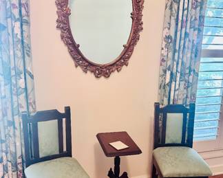 Antique Chairs, Table