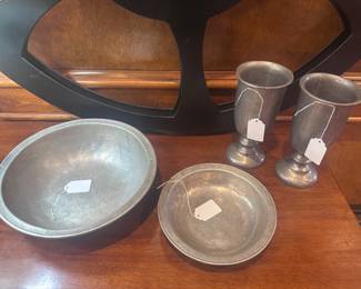 Armetale Bowls, Goblets