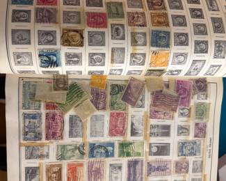 Stamp collection book