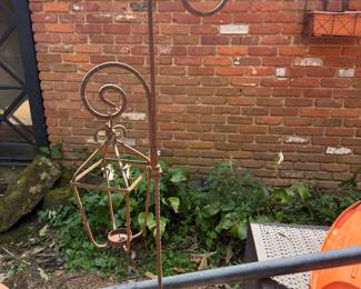 Wrought iron candelabra
