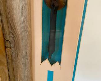 "Barterin To Pass" by Dan Brewer concho embellishments on frame sides