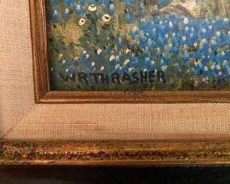 Hill Country Bluebonnets by W R Thrasher reprint 26X20 $295