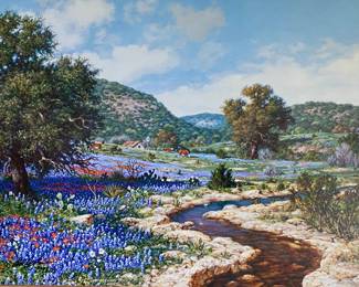 Larry Dyke, " Hill Country" 20X16 $95
