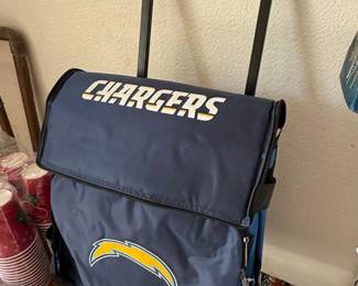 NFL San Diego Chargers Rolling Collapsible Cooler