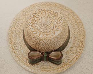 World Bazaars Inc. Ceramic Hat Wall Hanging