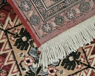 Hand-Knotted Wool Runner Rug - Geometric Tribal Design