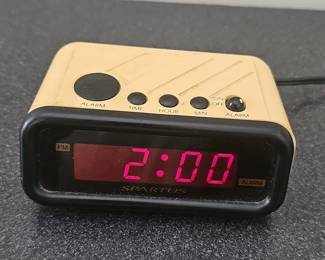 Spartus Model 1201 Digital Alarm Clock
