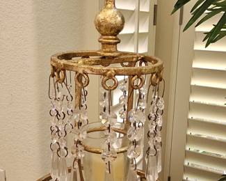 Godinger Silver Plated 4 Tier Chandelier Candle Candelabra