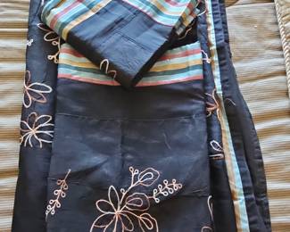 Embroidered Silk Bedding Set