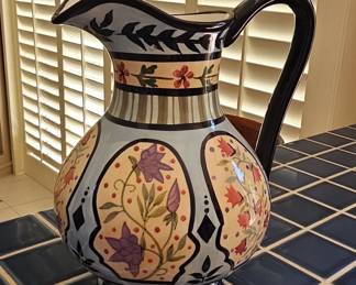 Capriware Hand-Painted Ceramic Pitcher