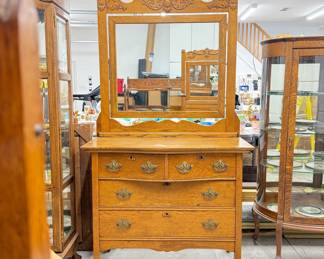 Pristine Antique Oak Furniture!