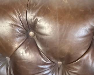 Restoration Hardware Savoy Leather Sofa