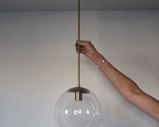 Schoolhouse Electric Luna Rod Pendant Light (10-inch)