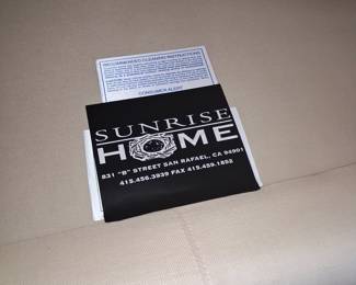 Sunrise Home Upholstered Chaise Lounge 3'3"x6'2"