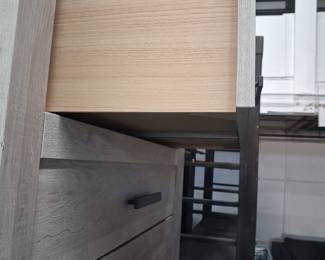 Modern Rustic Oak 5-Drawer Chest 1'4" x2'11"x3'11"