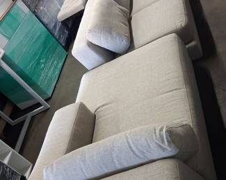 Modern Beige Modular Sectional Sofa
