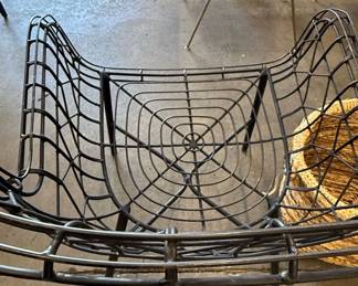 Mid-Century Modern Wire Grid Lounge Chair by Homecrest