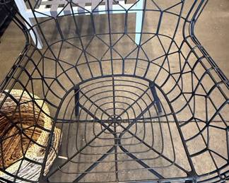 Mid-Century Modern Wire Grid Lounge Chair by Homecrest