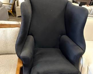 Restoration Hardware Style Wingback Armchair