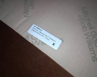 Mitchell Gold + Bob Williams L-Shaped Sectional Sofa 6'x8'