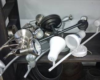 Assorted Modern Track Lighting Fixture Lot
