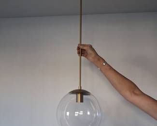 Schoolhouse Electric Luna Rod Pendant Light (10-inch)