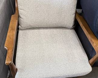 Danish Modern Spindle Back Lounge Chair