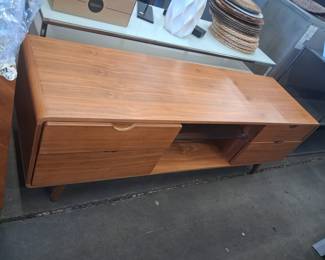 Mid-Century Modern Teak Media Console 5'2"x1'6"