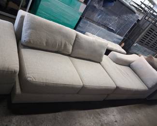 Modern Beige Modular Sectional Sofa