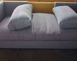 Modern Upholstered Daybed with Bolster Pillows 3'4" x 6'9"
