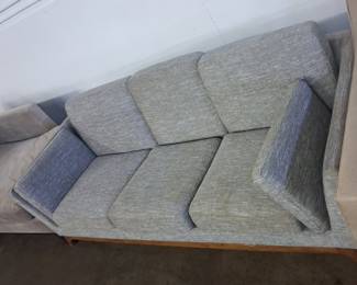 Mid-Century Modern Style Three-Seater Sofa 3'x6'10"