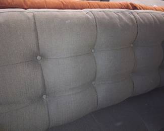 Crate & Barrel Petrie Mid-Century Modern Style Sofa 3'1"x7'2"